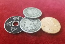 MORGAN DOLLAR COPPER SILVER BRASS SILVER EDGE EDITION